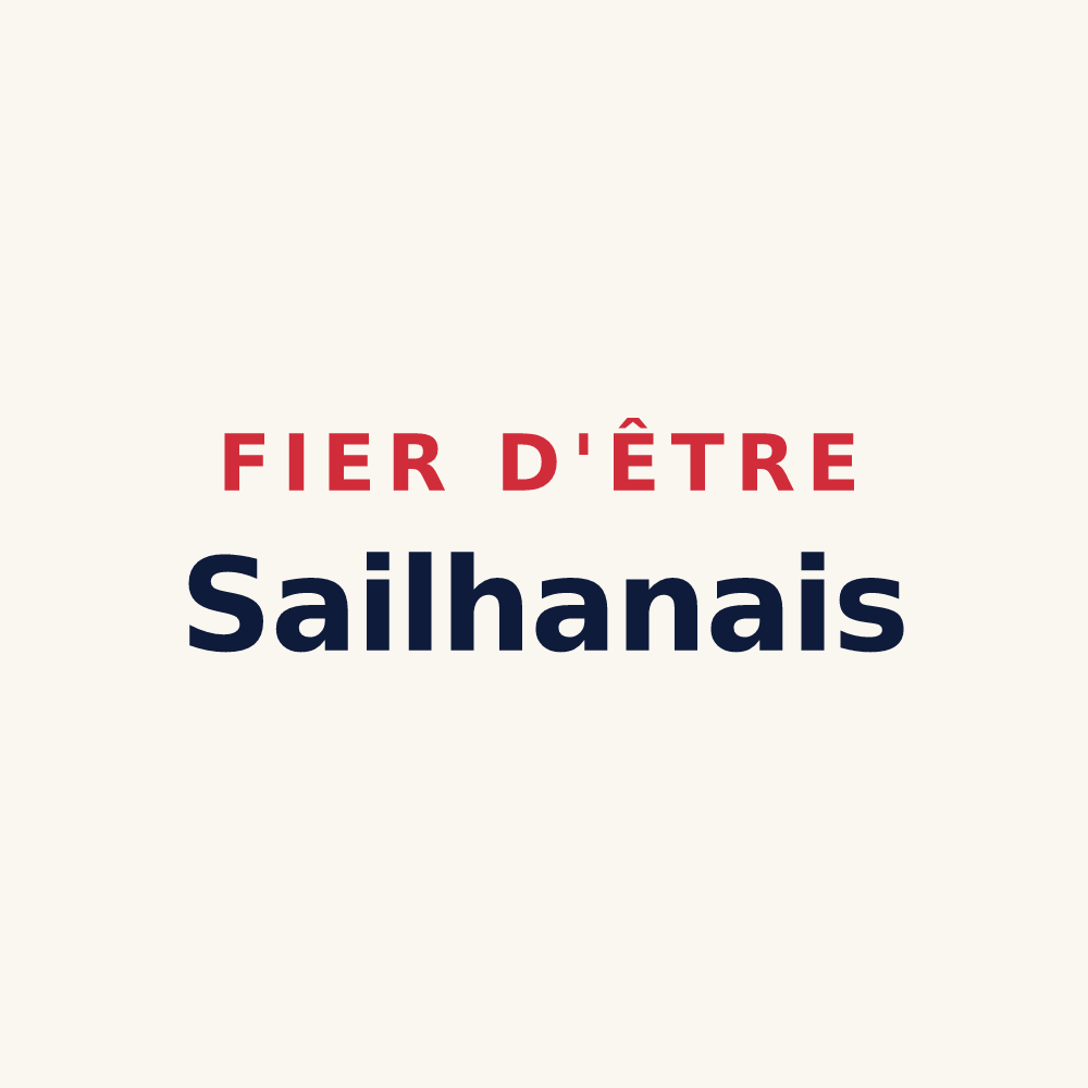 Tasse « Fier d'être Sailhanais » — design pour Sailhan