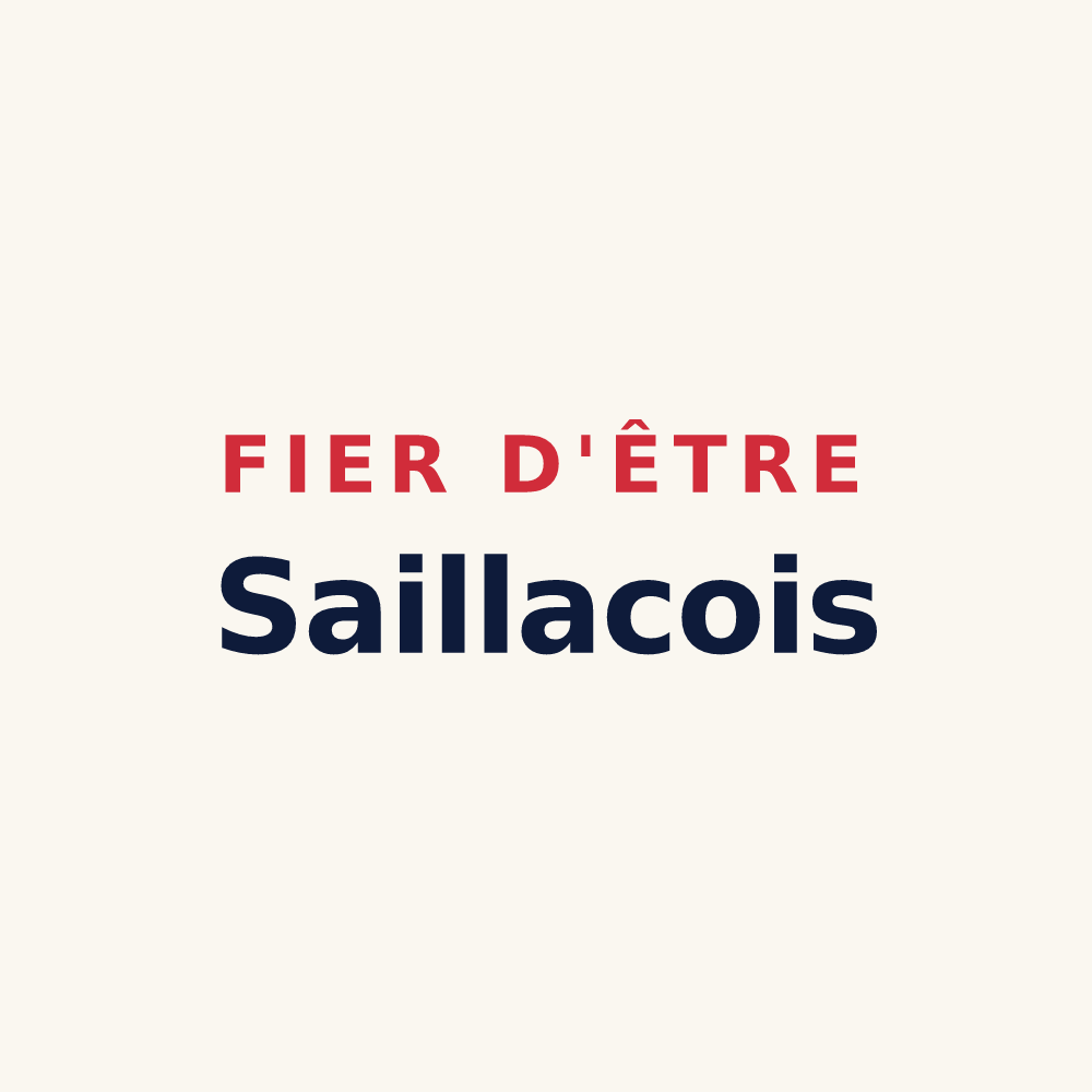 Tasse « Fier d'être Saillacois » — design pour Saillac