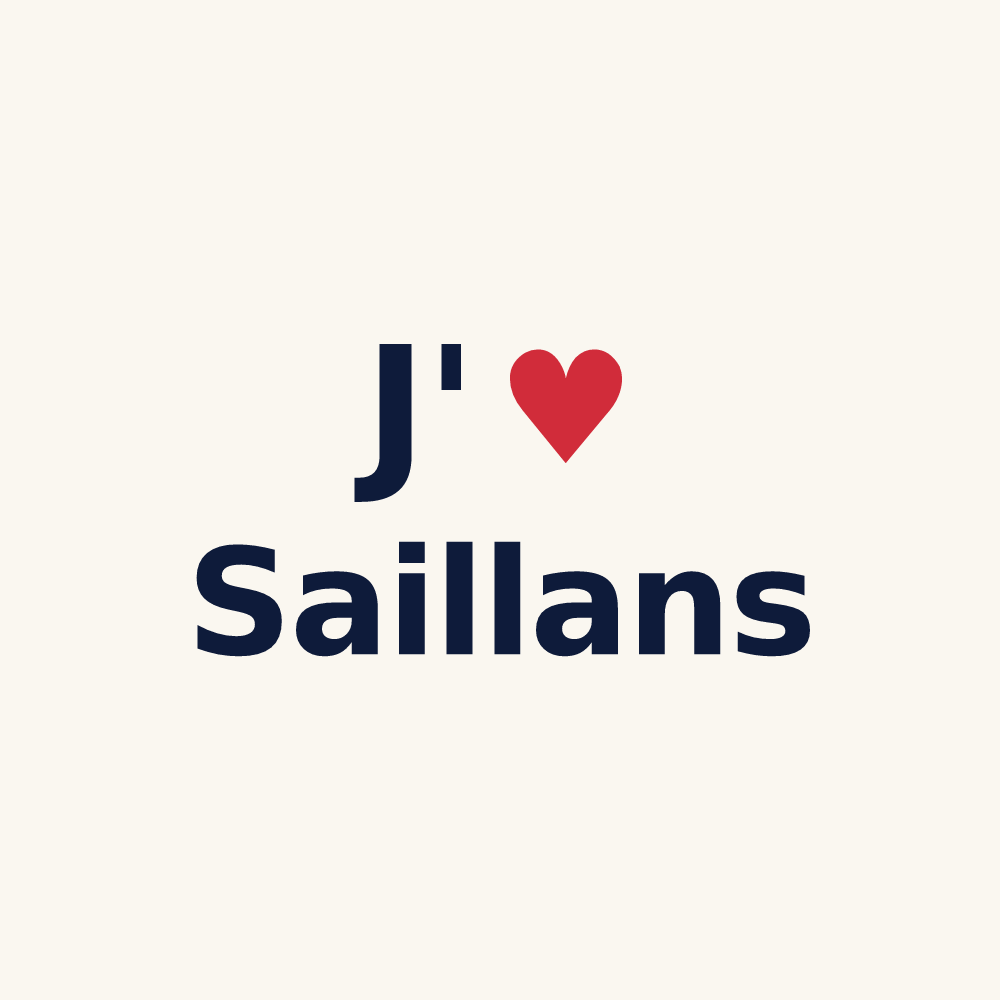 Tasse personnalisée Saillans — design J'aime Saillans