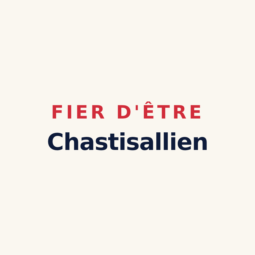 Tasse « Fier d'être Chastisallien » — design pour Sailly-Achâtel