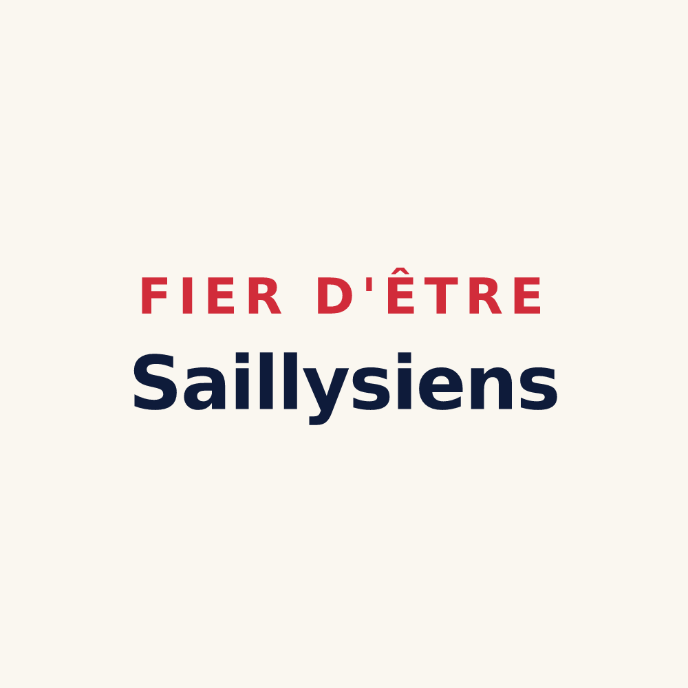 Tasse « Fier d'être Saillysiens » — design pour Sailly-en-Ostrevent