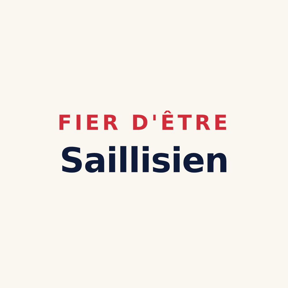 Tasse « Fier d'être Saillisien » — design pour Sailly-sur-la-Lys