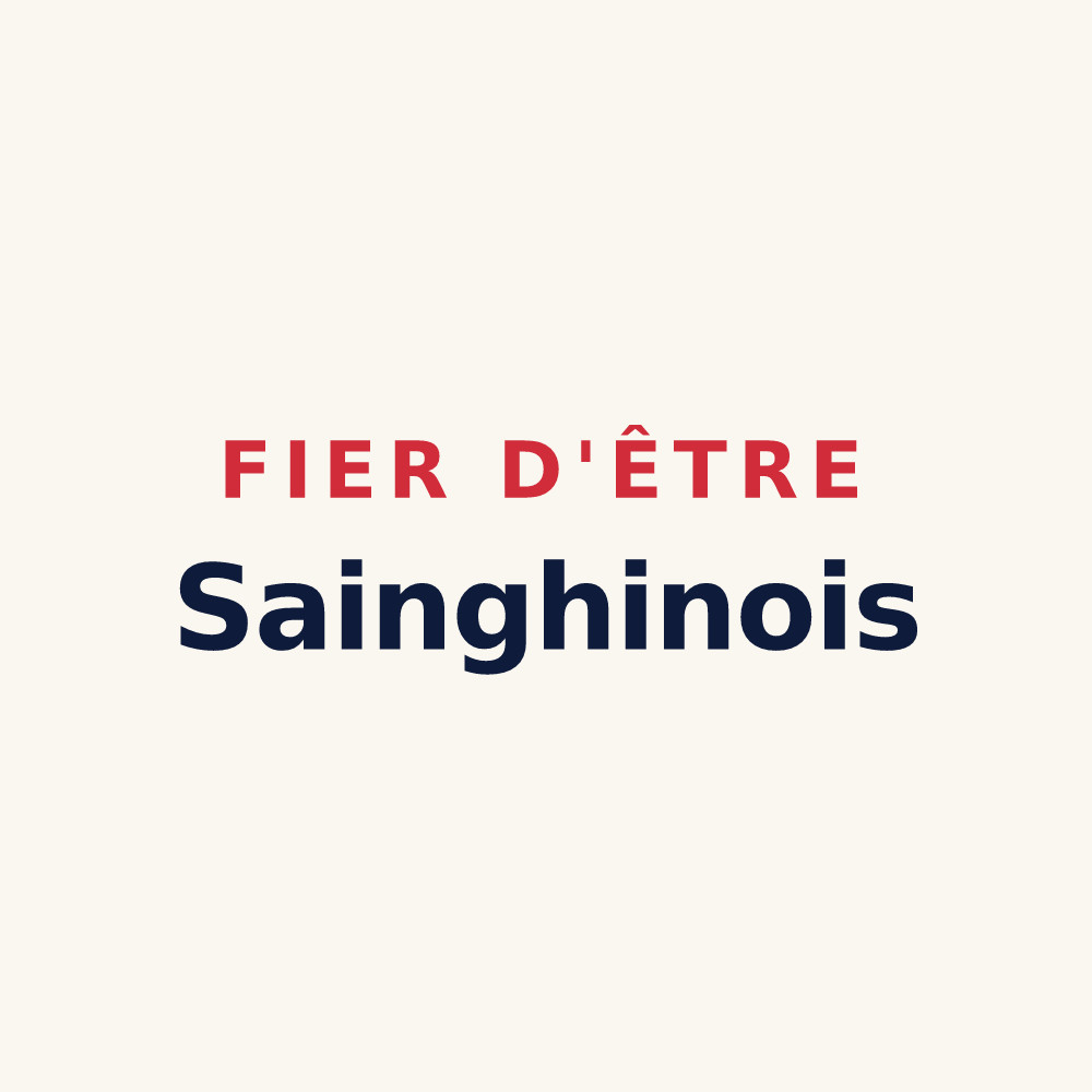 Tasse « Fier d'être Sainghinois » — design pour Sainghin-en-Weppes