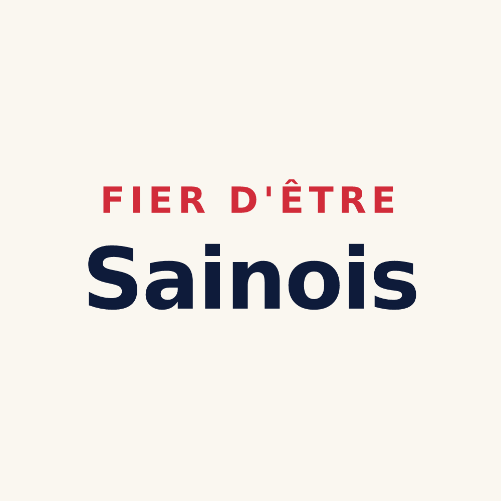 Tasse « Fier d'être Sainois » — design pour Sains-en-Amiénois