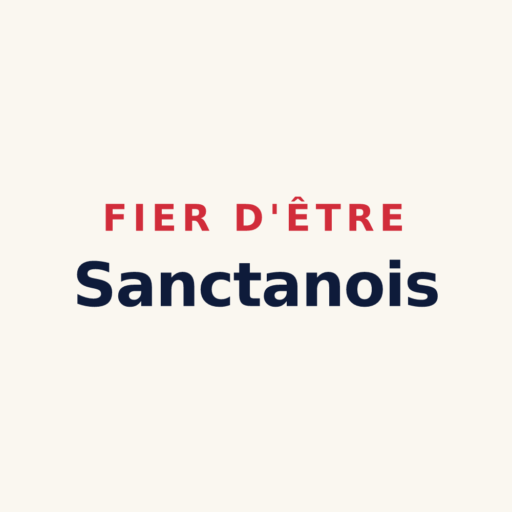 Tasse « Fier d'être Sanctanois » — design pour Sains-lès-Pernes