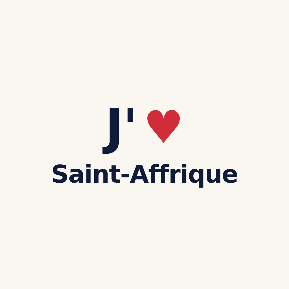 Tasse personnalisée Saint-Affrique — design J'aime Saint-Affrique