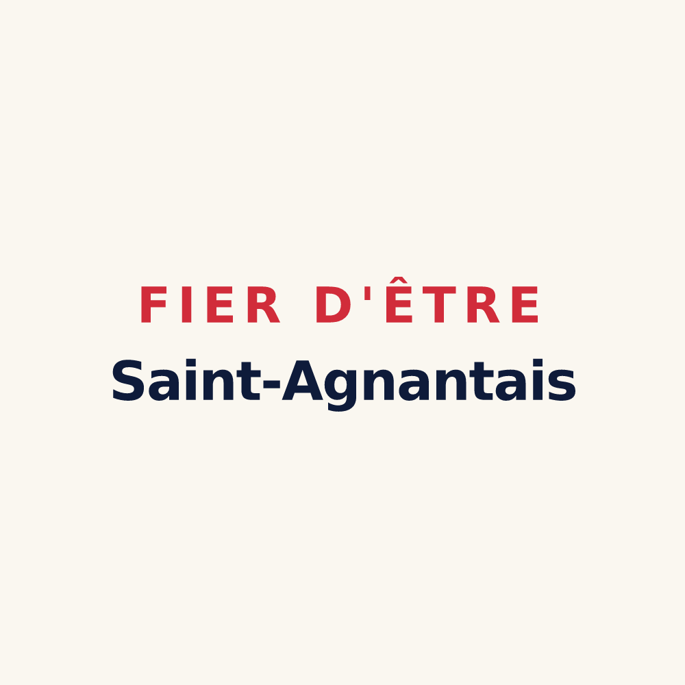 Tasse « Fier d'être Saint-Agnantais » — design pour Saint-Agnant-près-Crocq