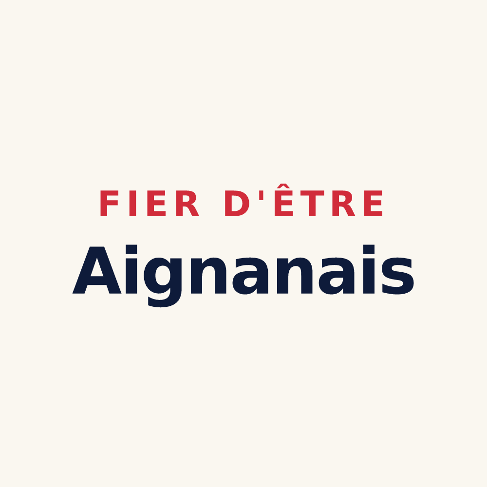 Tasse « Fier d'être Aignanais » — design pour Saint-Aignan-Grandlieu