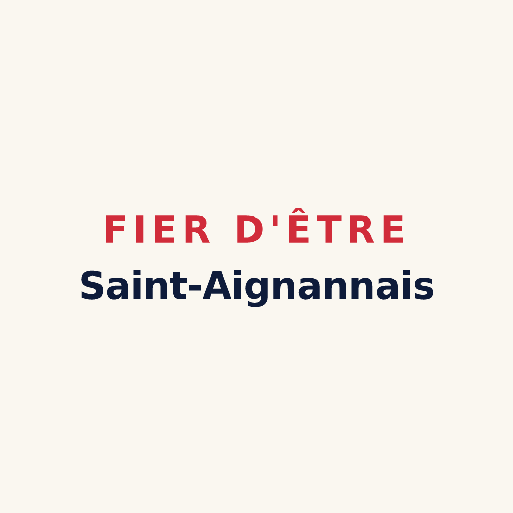 Tasse « Fier d'être Saint-Aignannais » — design pour Saint-Aignan-sur-Roë