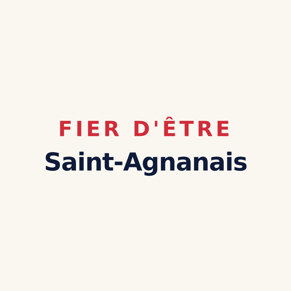 Tasse « Fier d'être Saint-Agnanais » — design pour Saint-Aignan-sur-Ry