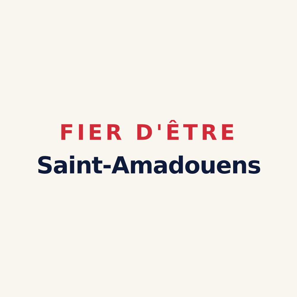 Tasse « Fier d'être Saint-Amadouens » — design pour Saint-Amadou