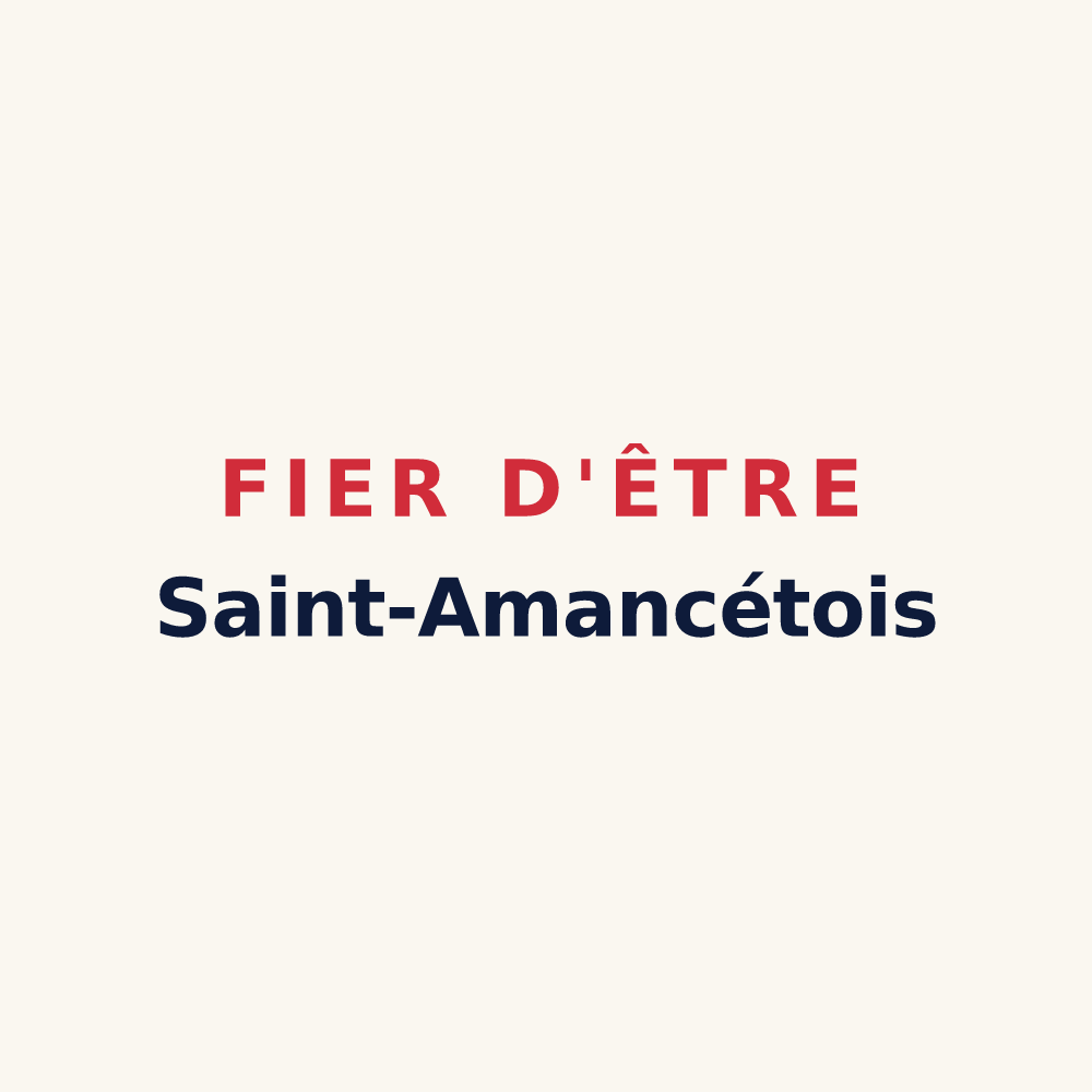 Tasse « Fier d'être Saint-Amancétois » — design pour Saint-Amancet
