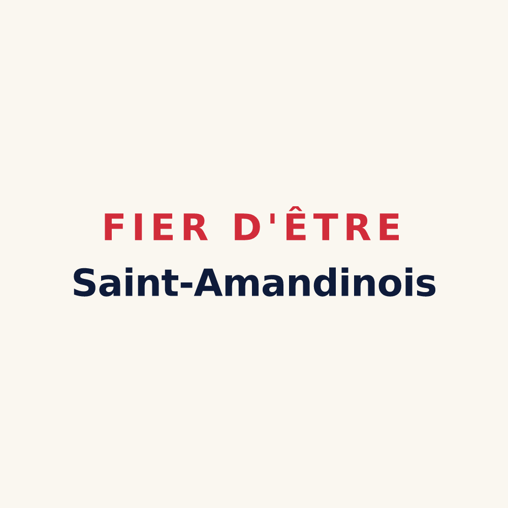 Tasse « Fier d'être Saint-Amandinois » — design pour Saint-Amand