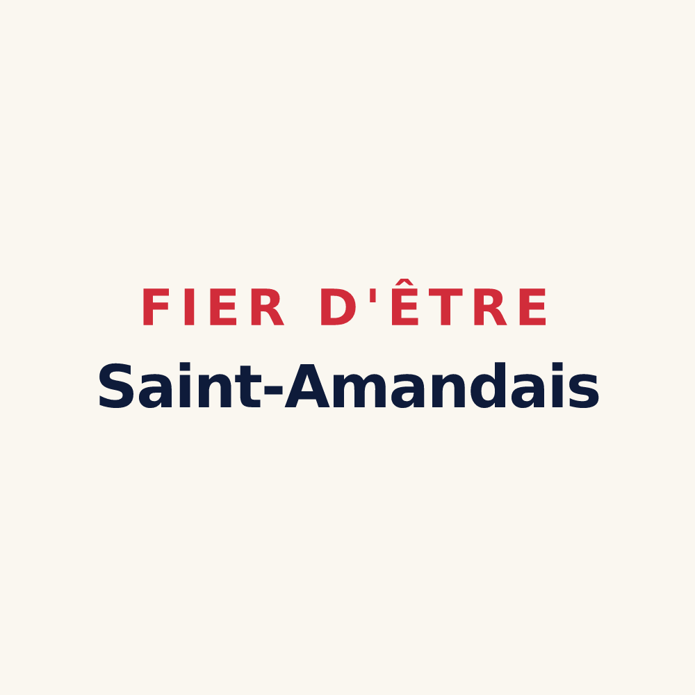 Tasse « Fier d'être Saint-Amandais » — design pour Saint-Amand