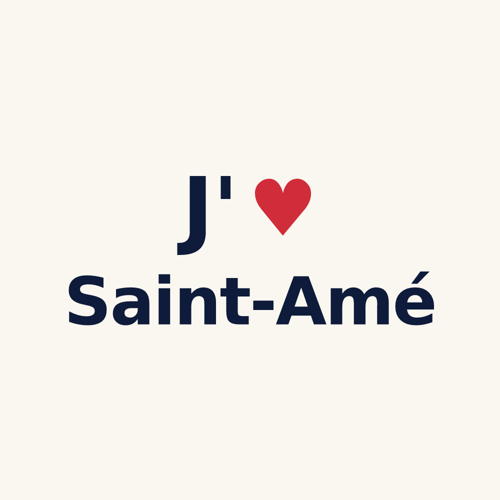 Tasse personnalisée Saint-Amé — design J'aime Saint-Amé