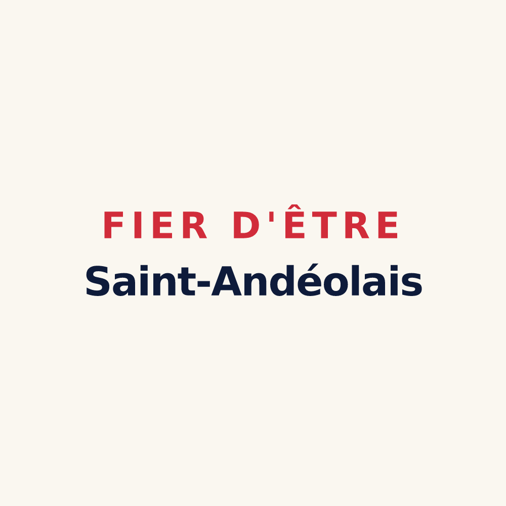 Tasse « Fier d'être Saint-Andéolais » — design pour Saint-Andéol-de-Berg