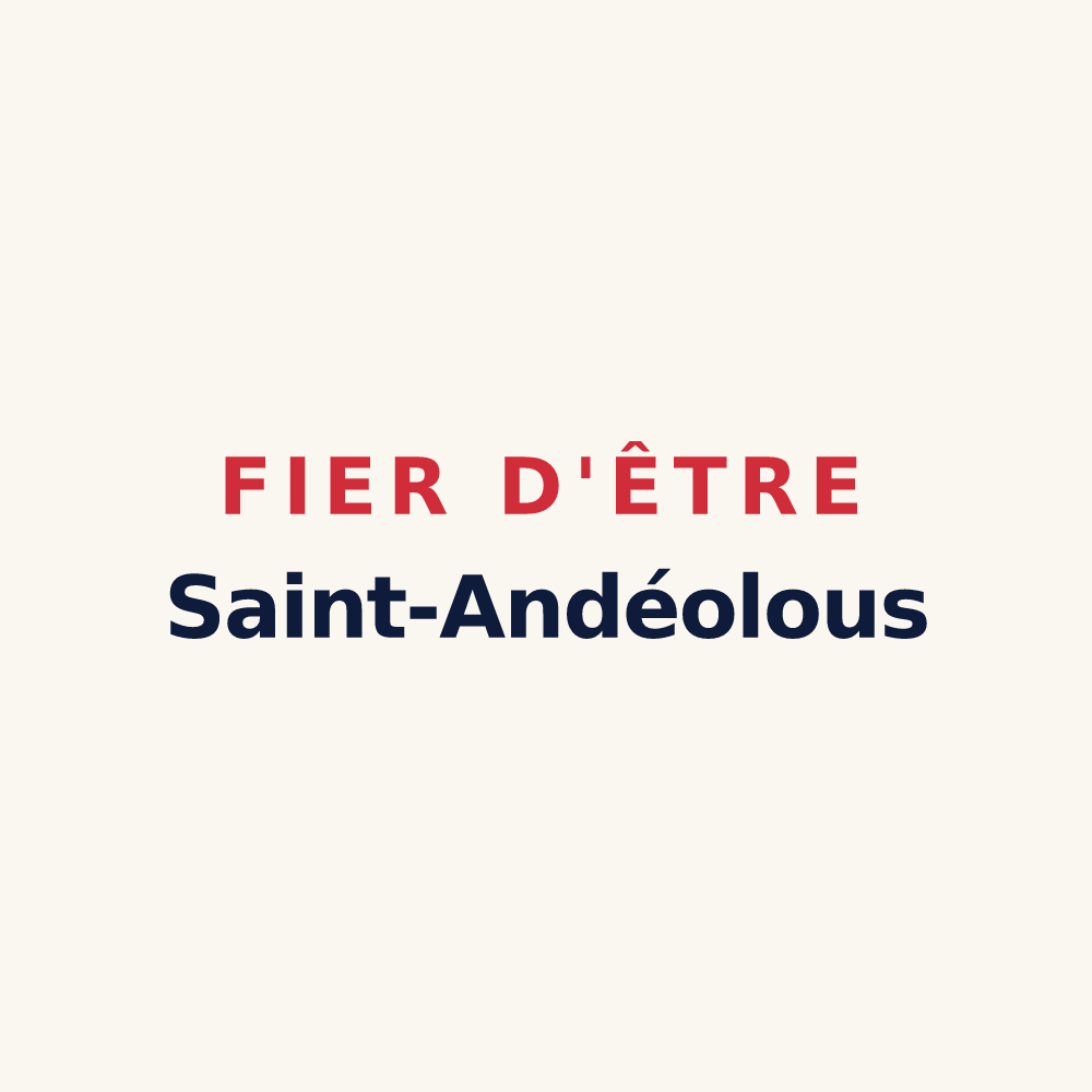 Tasse « Fier d'être Saint-Andéolous » — design pour Saint-Andéol