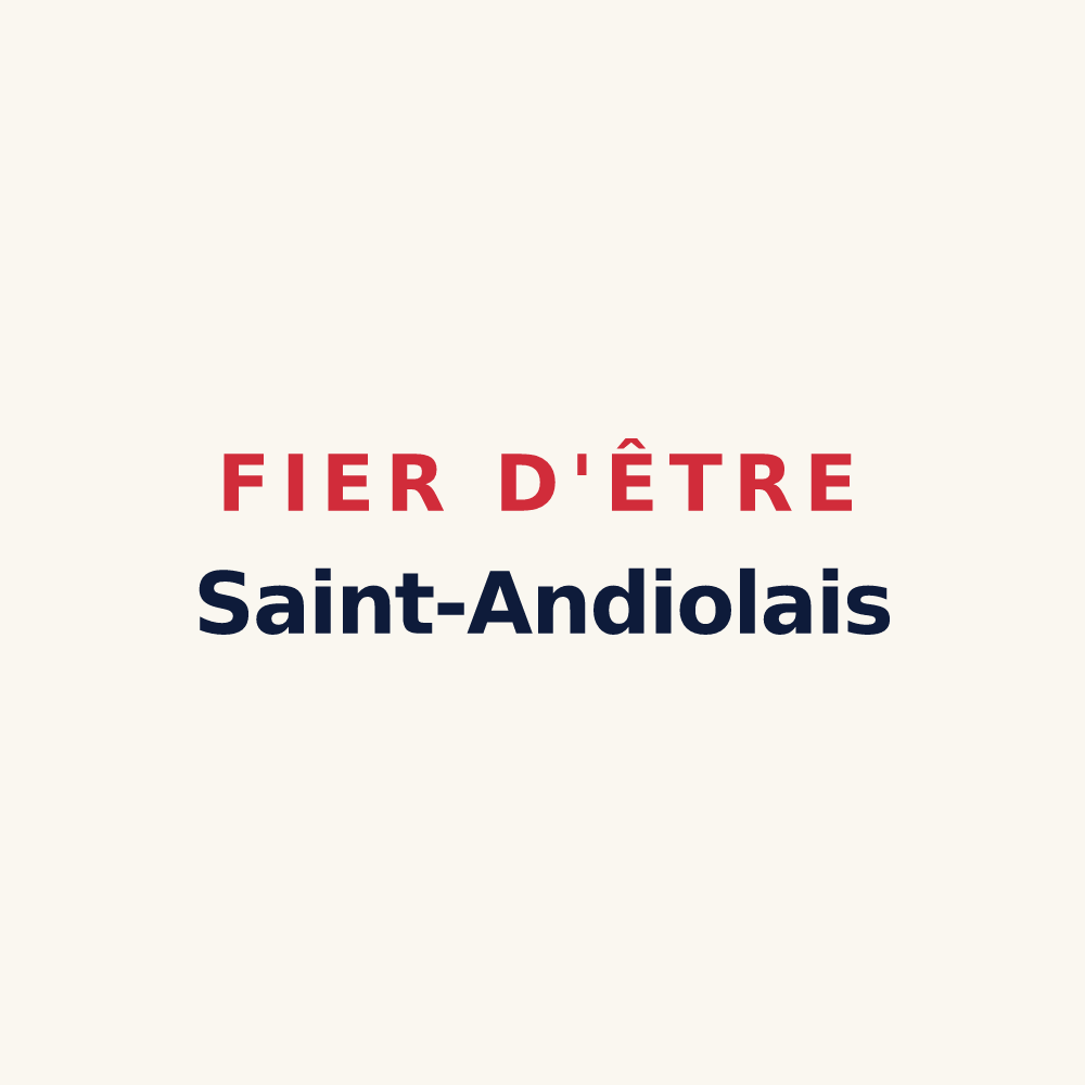 Tasse « Fier d'être Saint-Andiolais » — design pour Saint-Andiol