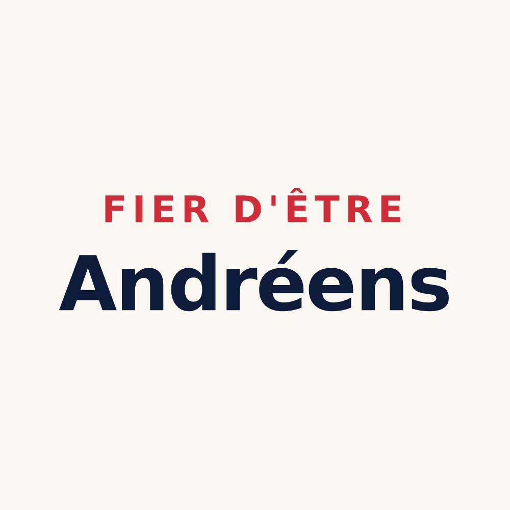Tasse « Fier d'être Andréens » — design pour Saint-André