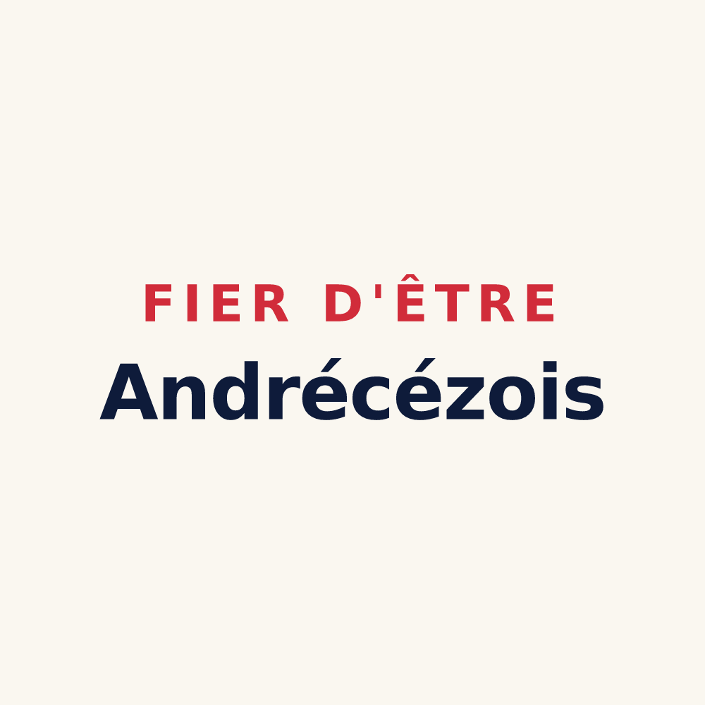 Tasse « Fier d'être Andrécézois » — design pour Saint-André-Capcèze