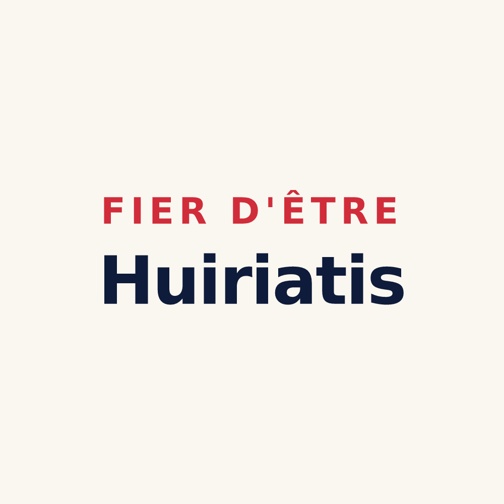 Tasse « Fier d'être Huiriatis » — design pour Saint-André-d'Huiriat