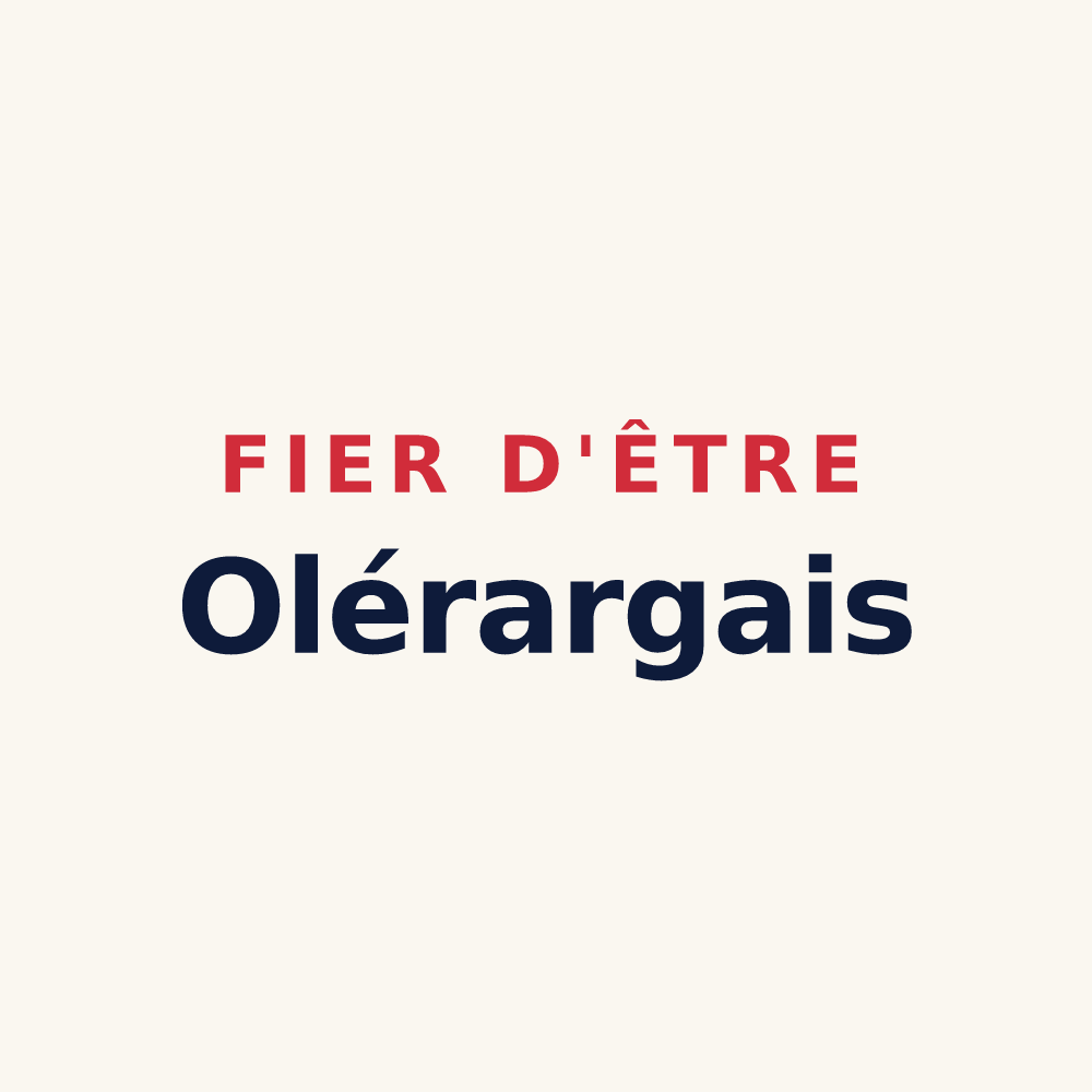 Tasse « Fier d'être Olérargais » — design pour Saint-André-d'Olérargues