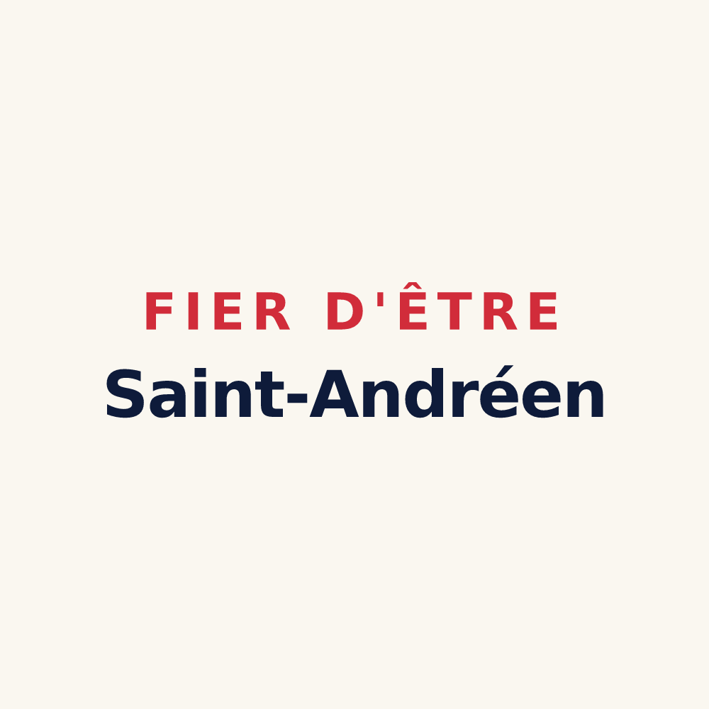 Tasse « Fier d'être Saint-Andréen » — design pour Saint-André-des-Eaux