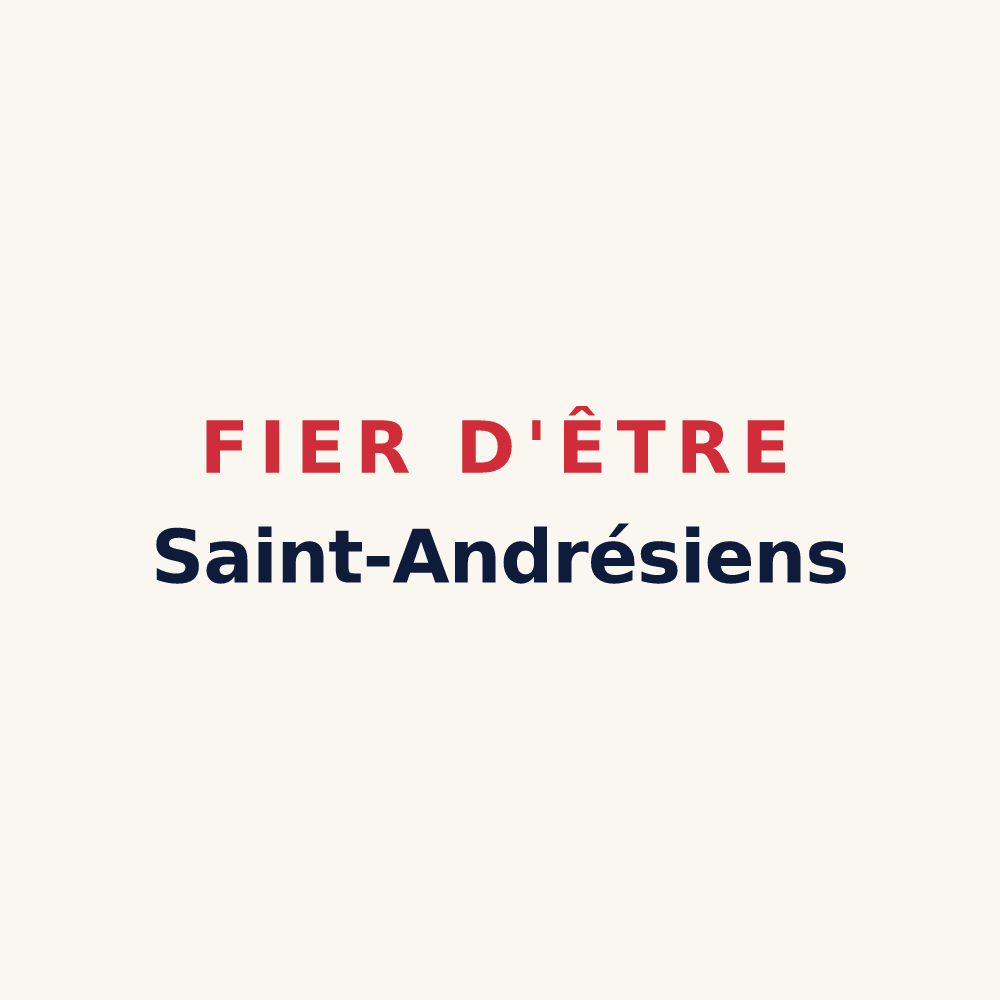 Tasse « Fier d'être Saint-Andrésiens » — design pour Saint-André-sur-Sèvre