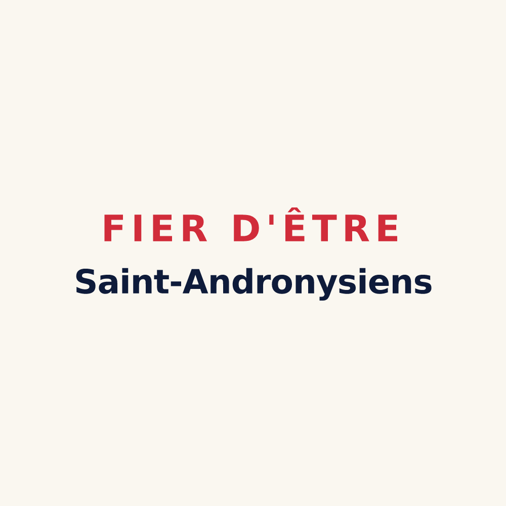 Tasse « Fier d'être Saint-Andronysiens » — design pour Saint-Androny