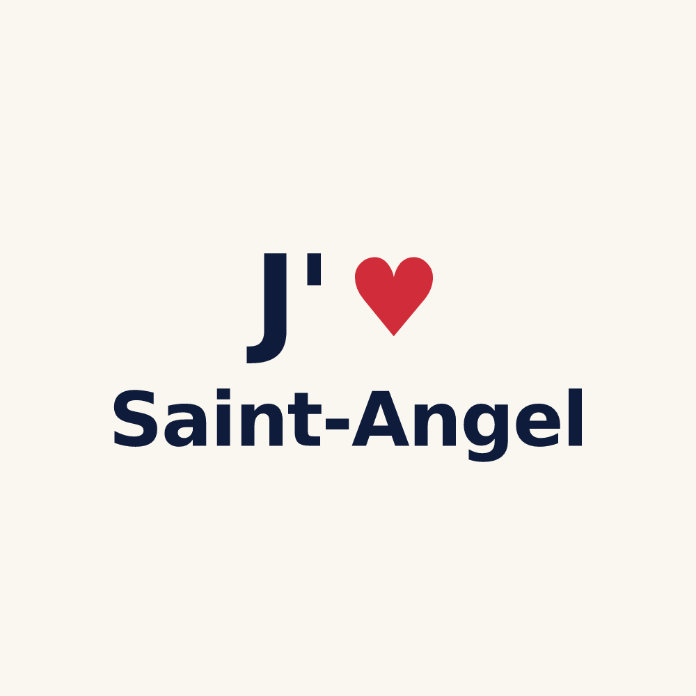 Tasse personnalisée Saint-Angel — design J'aime Saint-Angel