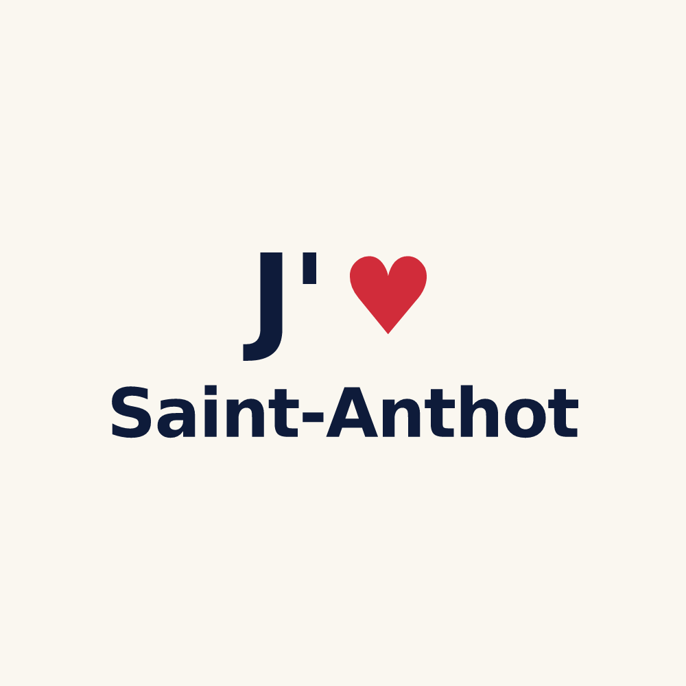 Tasse personnalisée Saint-Anthot — design J'aime Saint-Anthot