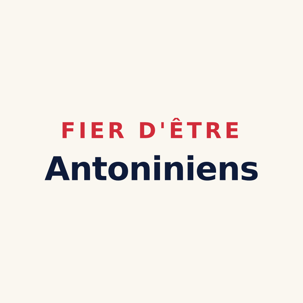 Tasse « Fier d'être Antoniniens » — design pour Saint-Antonin-de-Sommaire