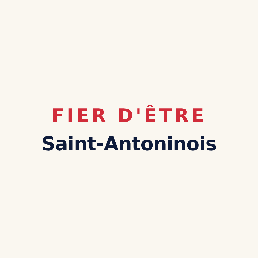 Tasse « Fier d'être Saint-Antoninois » — design pour Saint-Antonin-Noble-Val