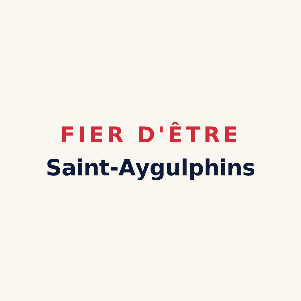 Tasse « Fier d'être Saint-Aygulphins » — design pour Saint-Août