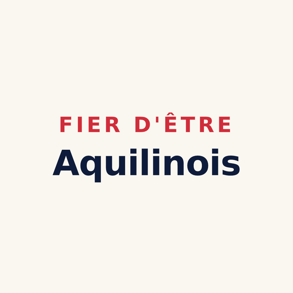 Tasse « Fier d'être Aquilinois » — design pour Saint-Aquilin