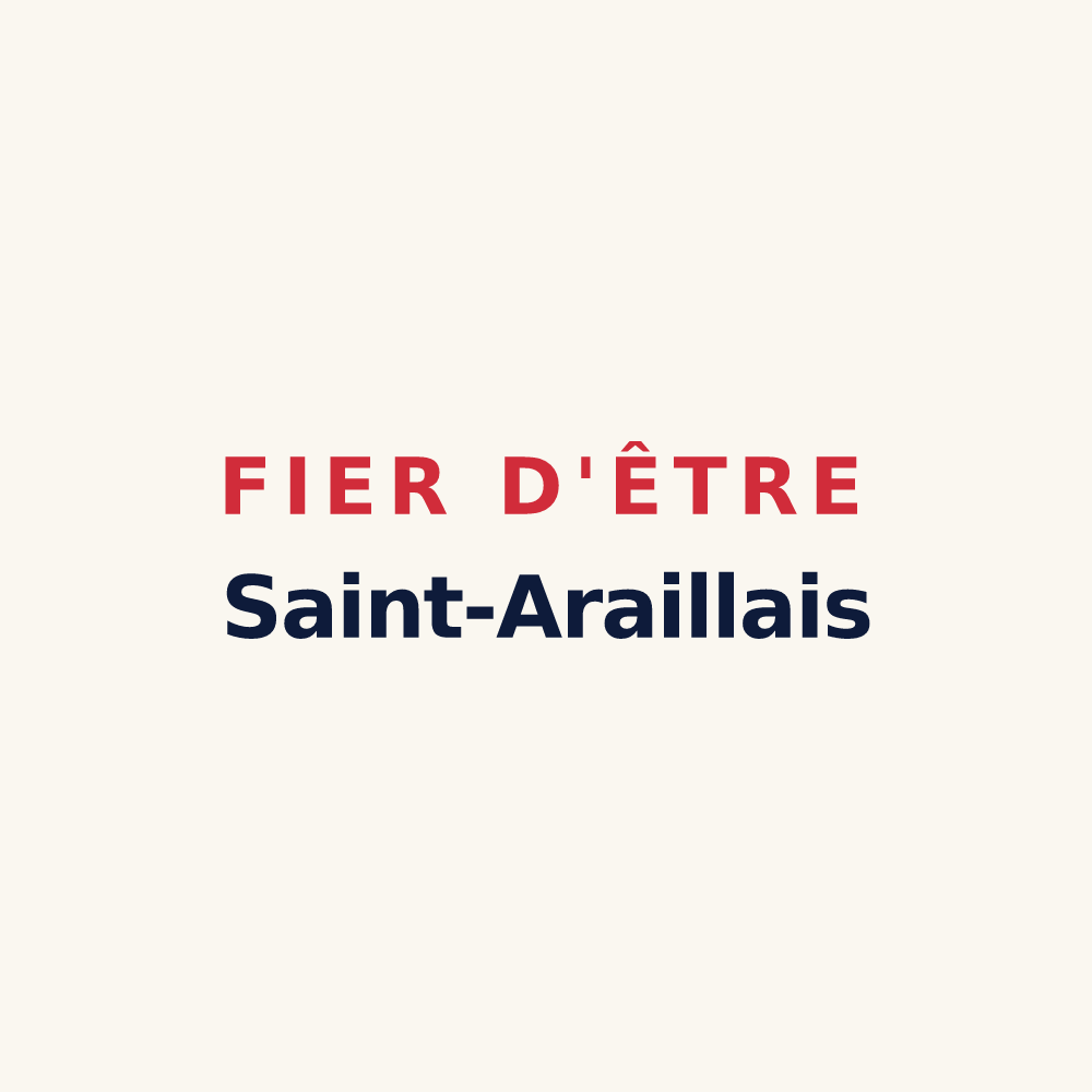 Tasse « Fier d'être Saint-Araillais » — design pour Saint-Araille