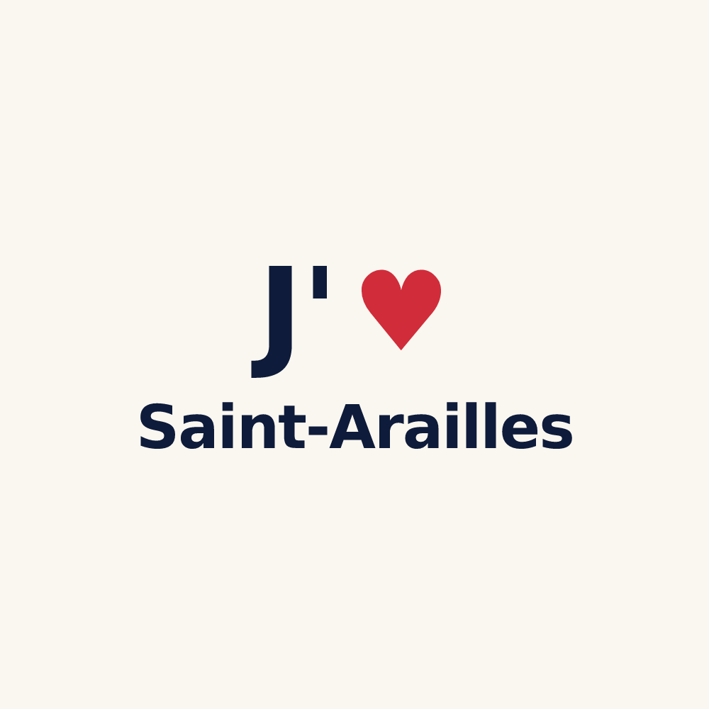 Tasse personnalisée Saint-Arailles — design J'aime Saint-Arailles