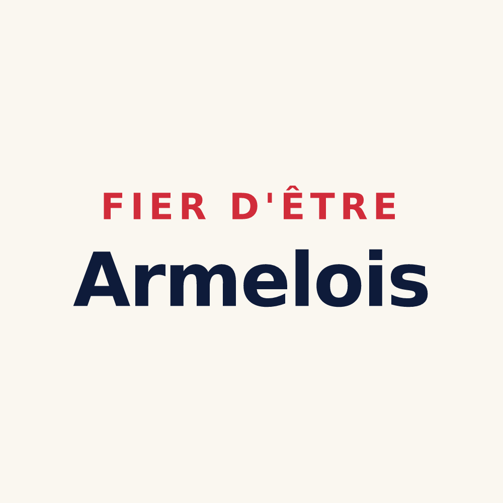 Tasse « Fier d'être Armelois » — design pour Saint-Armel