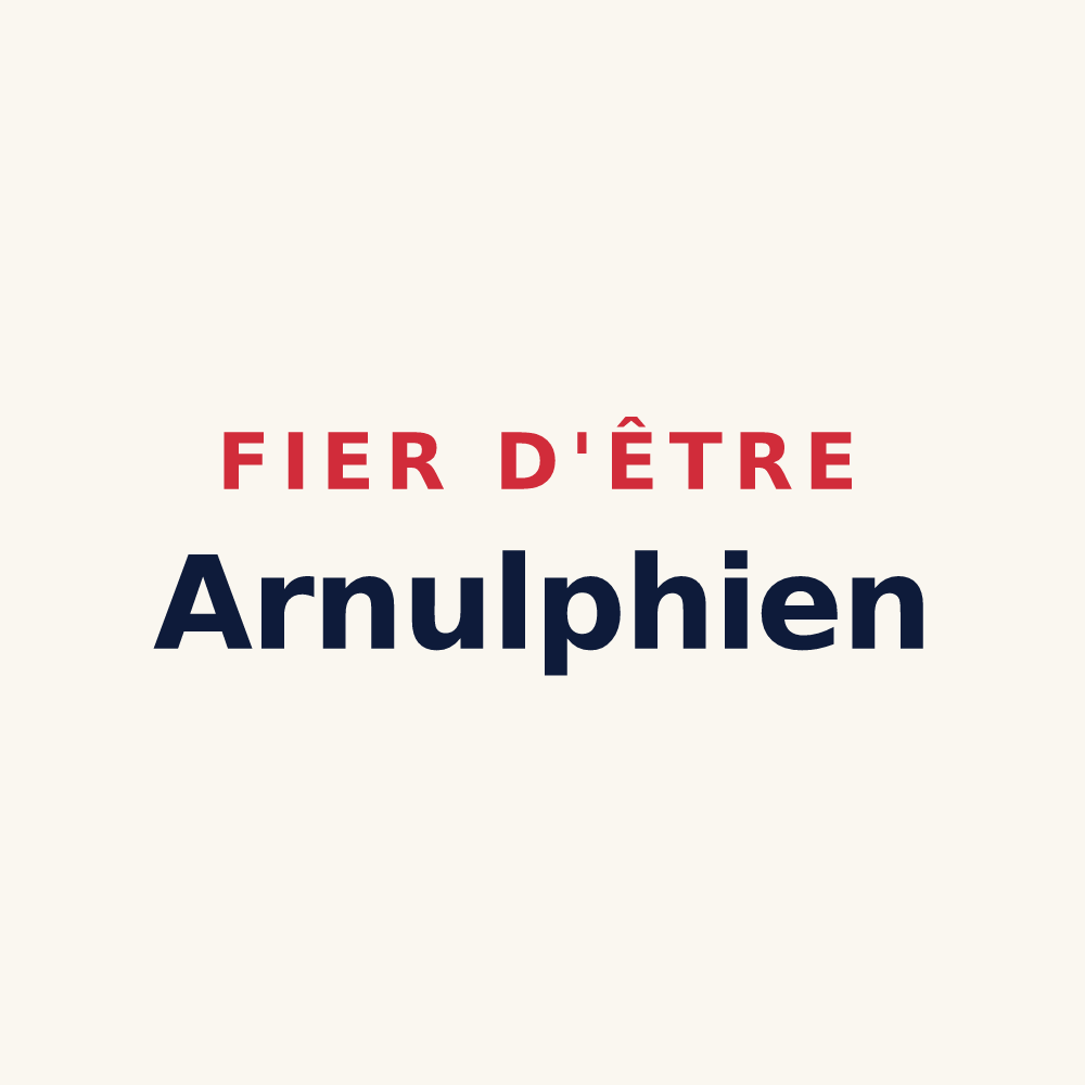 Tasse « Fier d'être Arnulphien » — design pour Saint-Arnoult