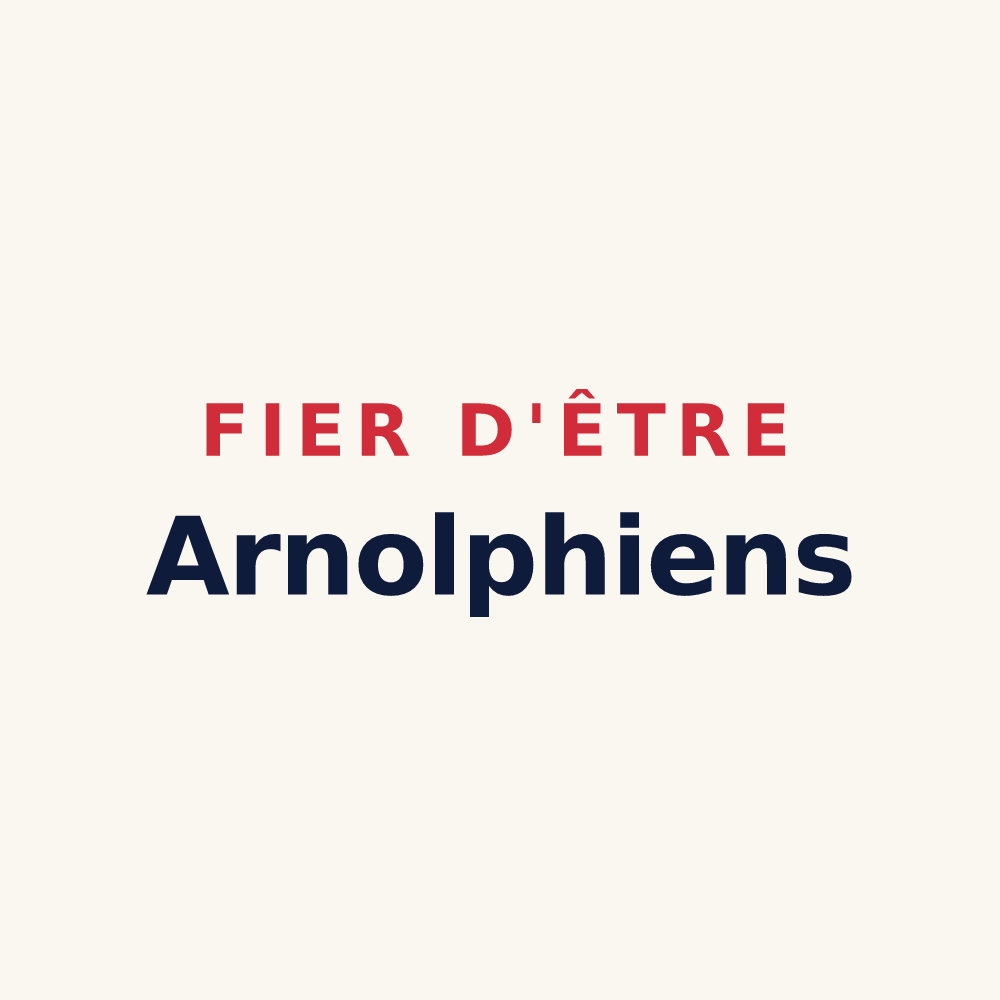 Tasse « Fier d'être Arnolphiens » — design pour Saint-Arnoult-en-Yvelines