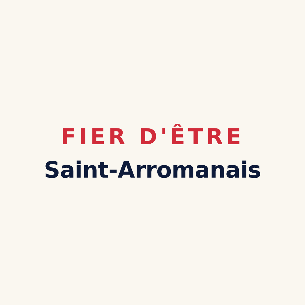 Tasse « Fier d'être Saint-Arromanais » — design pour Saint-Arroman