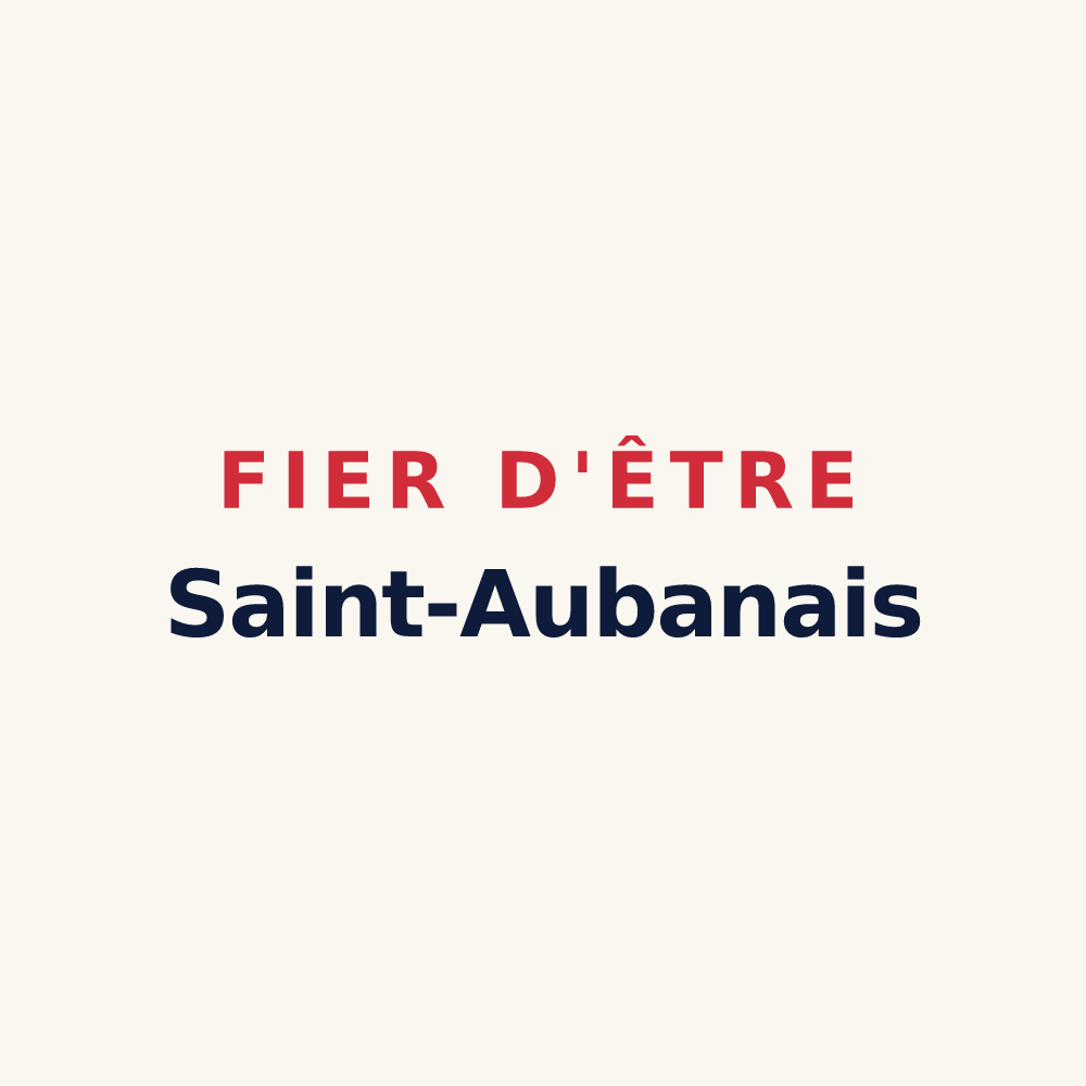 Tasse « Fier d'être Saint-Aubanais » — design pour Saint-Auban
