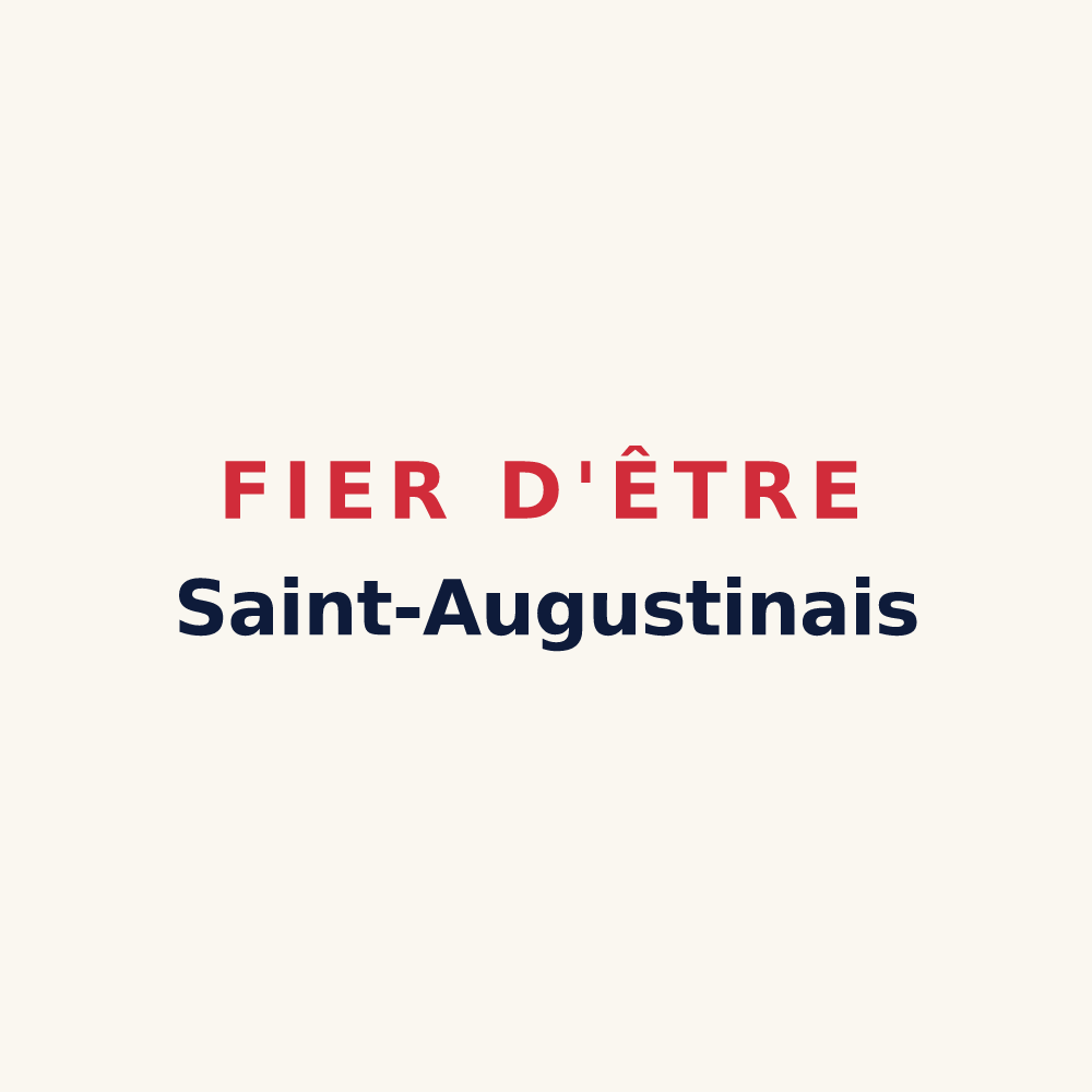 Tasse « Fier d'être Saint-Augustinais » — design pour Saint-Augustin