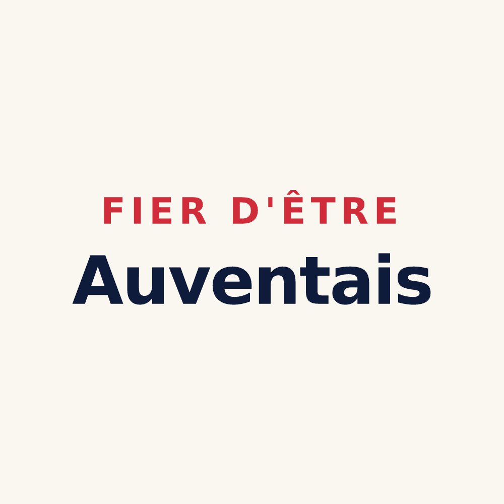 Tasse « Fier d'être Auventais » — design pour Saint-Auvent