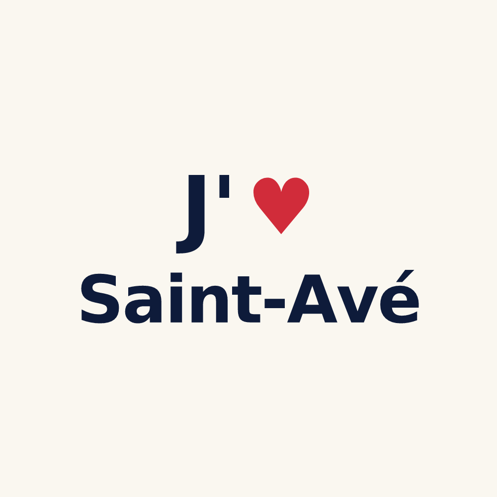 Tasse personnalisée Saint-Avé — design J'aime Saint-Avé