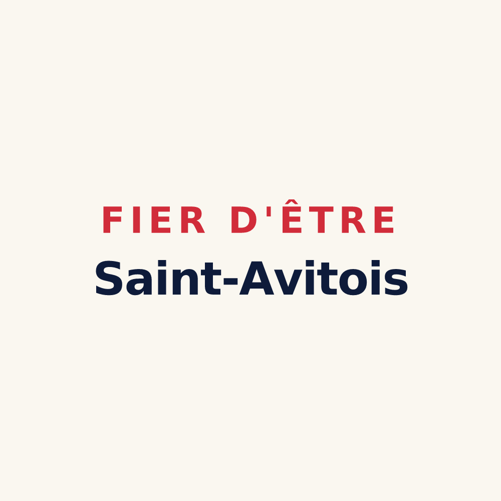 Tasse « Fier d'être Saint-Avitois » — design pour Saint-Avit