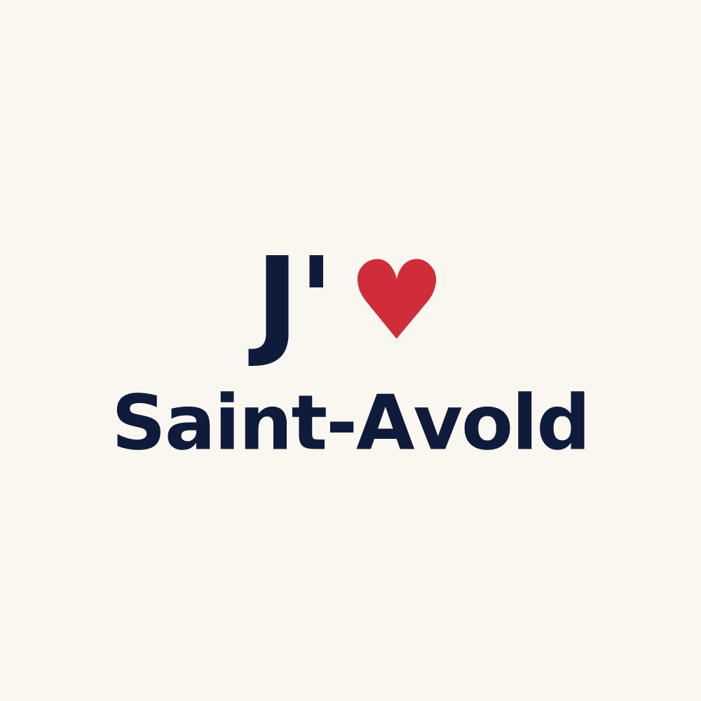 Tasse personnalisée Saint-Avold — design J'aime Saint-Avold