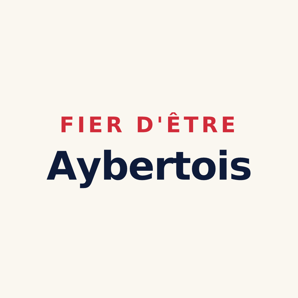 Tasse « Fier d'être Aybertois » — design pour Saint-Aybert