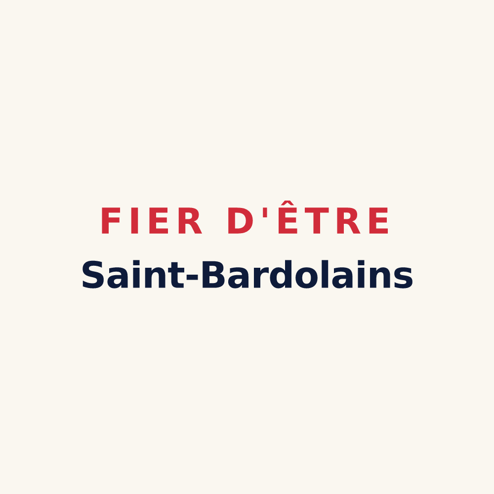 Tasse « Fier d'être Saint-Bardolains » — design pour Saint-Baldoph