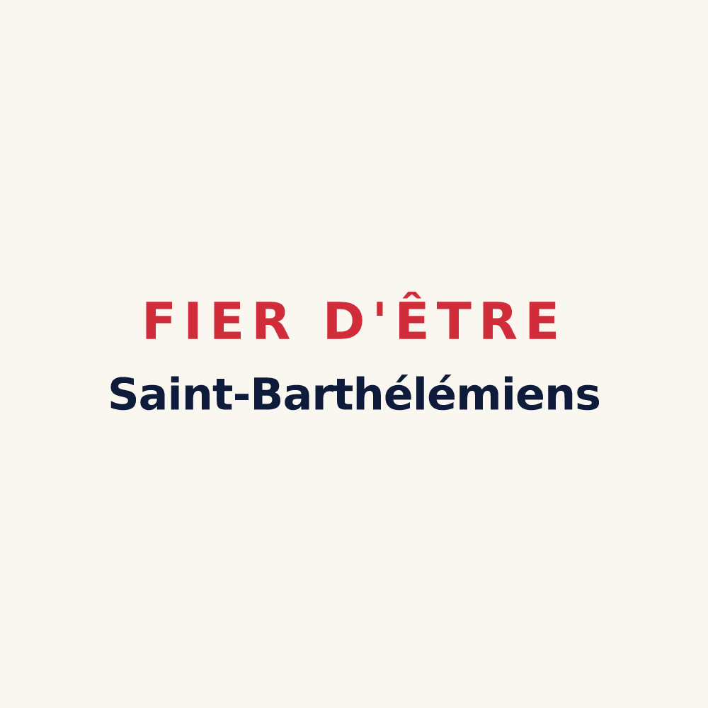 Tasse « Fier d'être Saint-Barthélémiens » — design pour Saint-Barthélemy-le-Meil